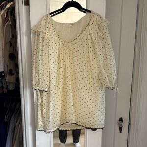 Whimical Dot Peasant Dress/Blouse - for love and lemons